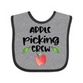 thumbnail image 1 of Inktastic Apple Picking Crew Boys or Girls Baby Bib, 1 of 4