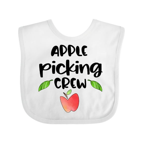 Inktastic Apple Picking Crew Boys or Girls Baby Bib