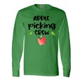 thumbnail image 1 of Inktastic Apple Picking Crew Long Sleeve T-Shirt, 1 of 5