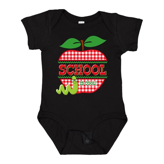 Inktastic Apple School Is Cool Girls Baby Bodysuit