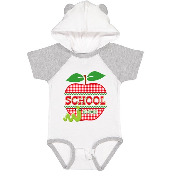 Inktastic Apple School Is Cool Girls Baby Bodysuit