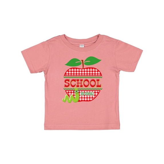 Inktastic Apple School Is Cool Girls Baby T-Shirt
