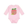 thumbnail image 1 of Inktastic Apple School is Cool Girls Long Sleeve Baby Bodysuit, 1 of 5