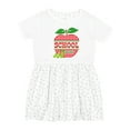 thumbnail image 1 of Inktastic Apple School is Cool Girls Toddler Dress, 1 of 5