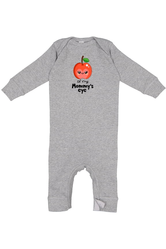 Apple of My Mommy's Eye Cute Red Apple Baby Romper Coveralls