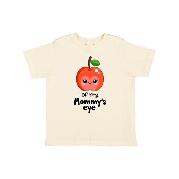Inktastic Apple of My Mommy's Eye Cute Red Apple Boys or Girls Toddler T-Shirt