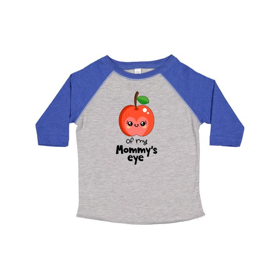 Inktastic Apple of My Mommy's Eye Cute Red Apple Boys or Girls Toddler T-Shirt