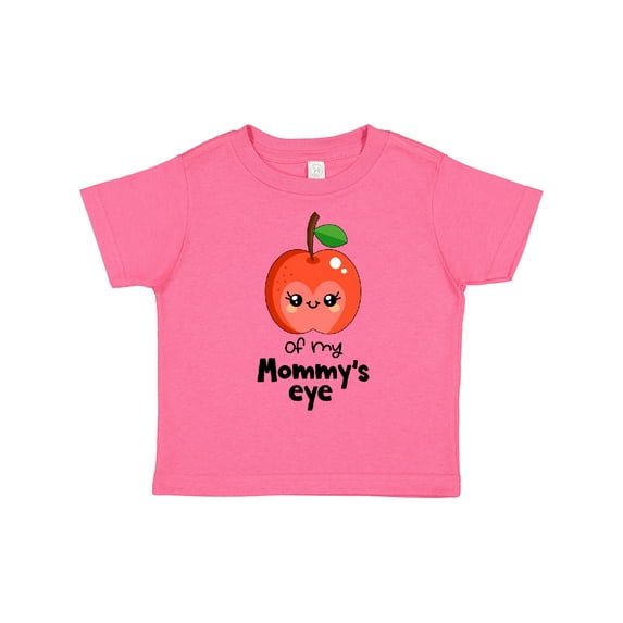 Inktastic Apple of My Mommy's Eye Cute Red Apple Boys or Girls Toddler T-Shirt
