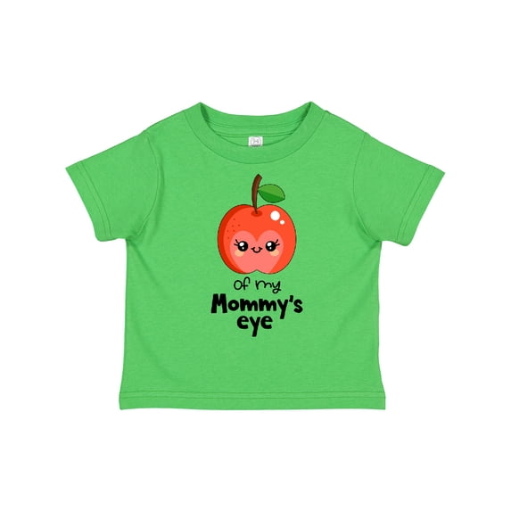 Inktastic Apple of My Mommy's Eye Cute Red Apple Boys or Girls Toddler T-Shirt