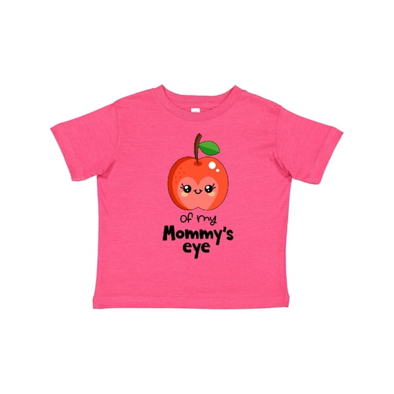 Inktastic Apple of My Mommy's Eye Cute Red Apple Boys or Girls Toddler T-Shirt