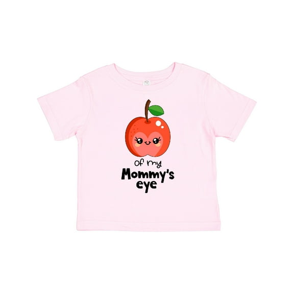 Inktastic Apple of My Mommy's Eye Cute Red Apple Boys or Girls Toddler T-Shirt