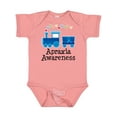 thumbnail image 1 of Inktastic Apraxia Awareness Ribbon Train Boys or Girls Baby Bodysuit, 1 of 5