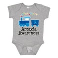thumbnail image 1 of Inktastic Apraxia Awareness Ribbon Train Boys or Girls Baby Bodysuit, 1 of 5