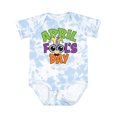 thumbnail image 1 of Inktastic April Fools Day with Funny Face Replacing O Boys or Girls Baby Bodysuit, 1 of 5