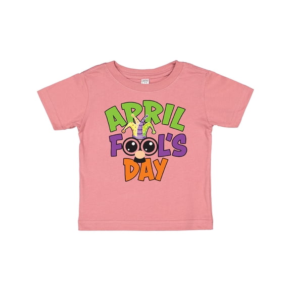 Inktastic April Fools Day with Funny Face Replacing O Boys or Girls Baby T-Shirt