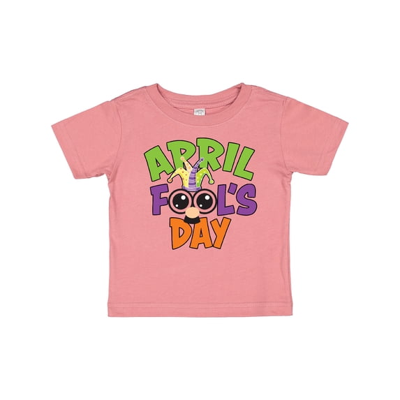 Inktastic April Fools Day with Funny Face Replacing O Boys or Girls Baby T-Shirt