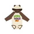 thumbnail image 1 of Inktastic April Fools Day with Funny Face Replacing O Boys or Girls Long Sleeve Baby Bodysuit, 1 of 5