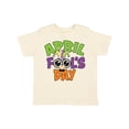 thumbnail image 1 of Inktastic April Fools Day with Funny Face Replacing O Boys or Girls Toddler T-Shirt, 1 of 5