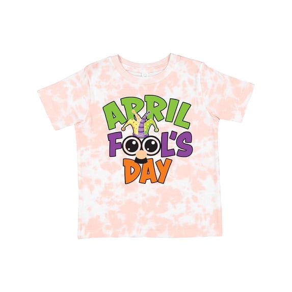 Inktastic April Fools Day with Funny Face Replacing O Boys or Girls Toddler T-Shirt