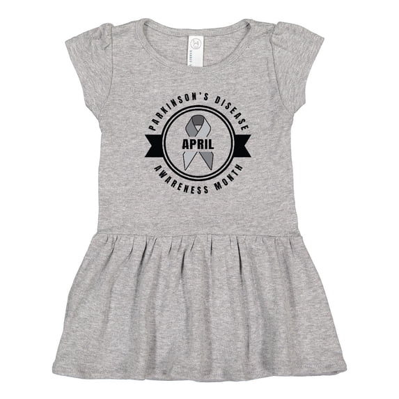 Inktastic April Parkinsons Disease Awareness Month Badge Girls Toddler Dress