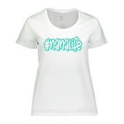 Inktastic Aqua Nana Life Women's Plus Size T-Shirt