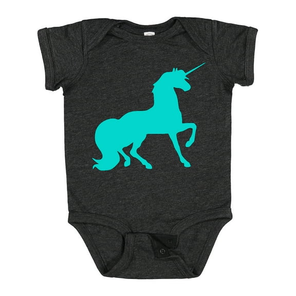 Inktastic Aqua Unicorn Boys or Girls Baby Bodysuit