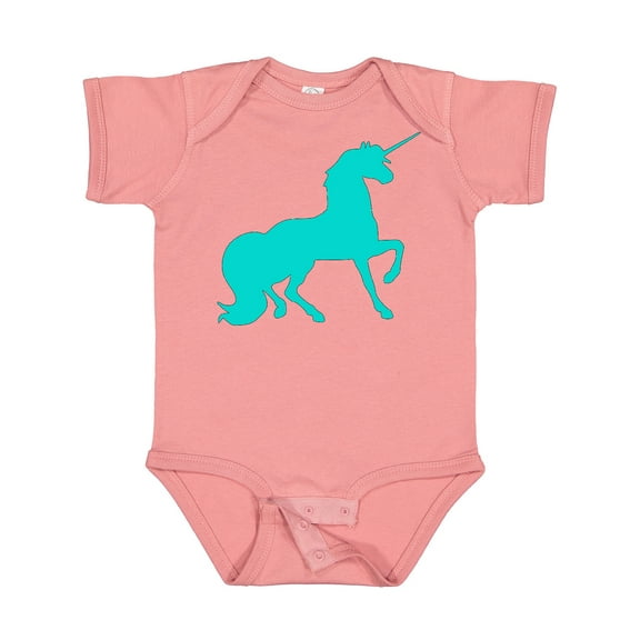 Inktastic Aqua Unicorn Boys or Girls Baby Bodysuit