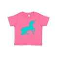 thumbnail image 1 of Inktastic Aqua Unicorn Boys or Girls Baby T-Shirt, 1 of 5
