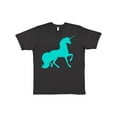 thumbnail image 1 of Inktastic Aqua Unicorn T-Shirt, 1 of 5