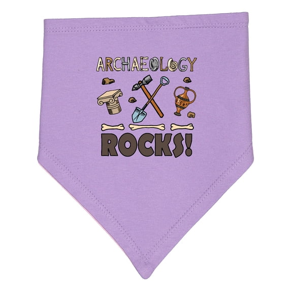 Inktastic Archaeology Rocks Archaeologist Baby Bandana Bib