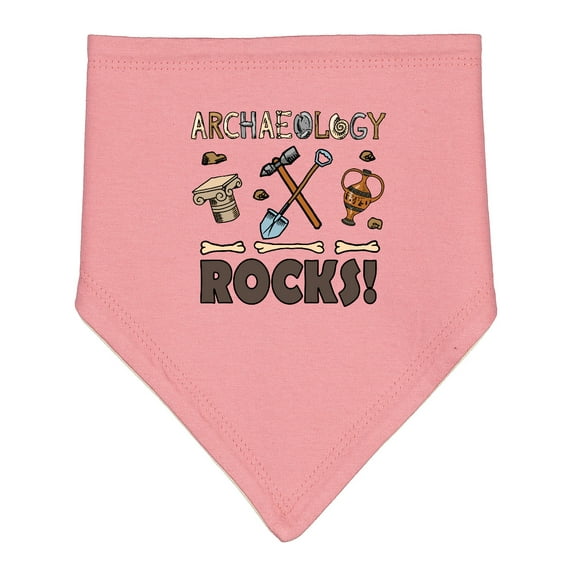 Inktastic Archaeology Rocks Archaeologist Baby Bandana Bib