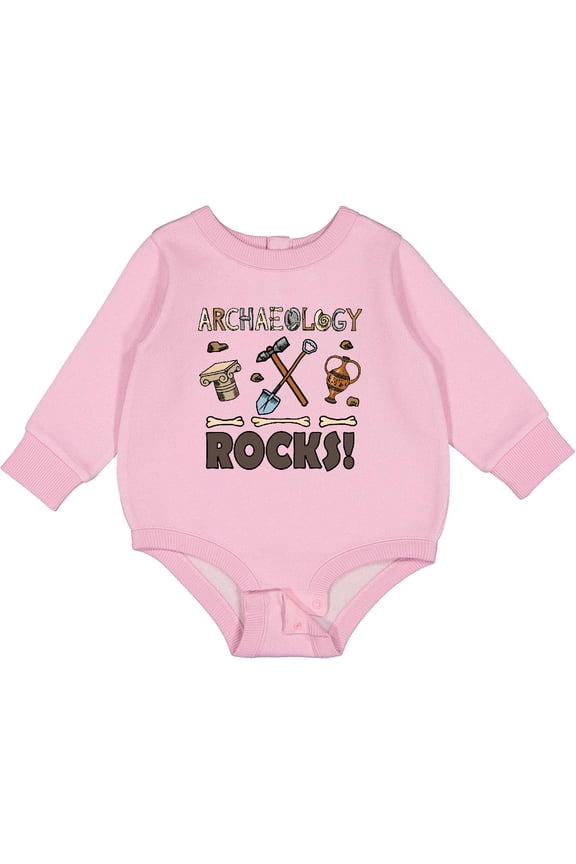 Archaeology Rocks Archaeologist Baby Fleece Bodysuit