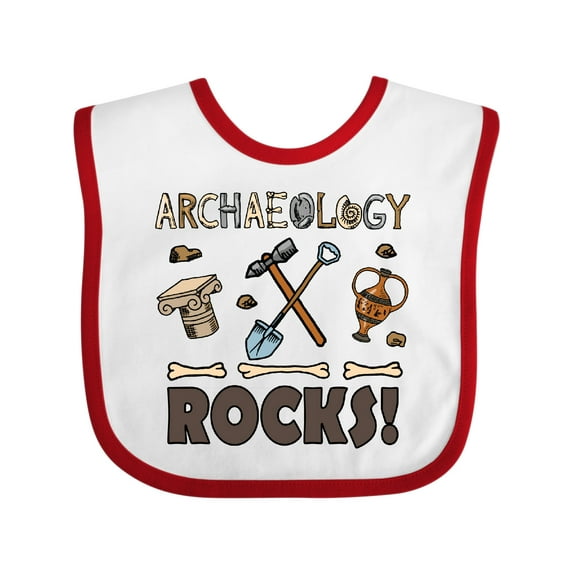 Inktastic Archaeology Rocks Archaeologist Boys or Girls Baby Bib