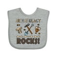 thumbnail image 1 of Inktastic Archaeology Rocks Archaeologist Boys or Girls Baby Bib, 1 of 4