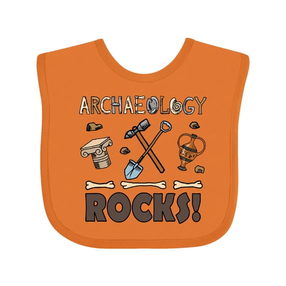 Inktastic Archaeology Rocks Archaeologist Boys or Girls Baby Bib