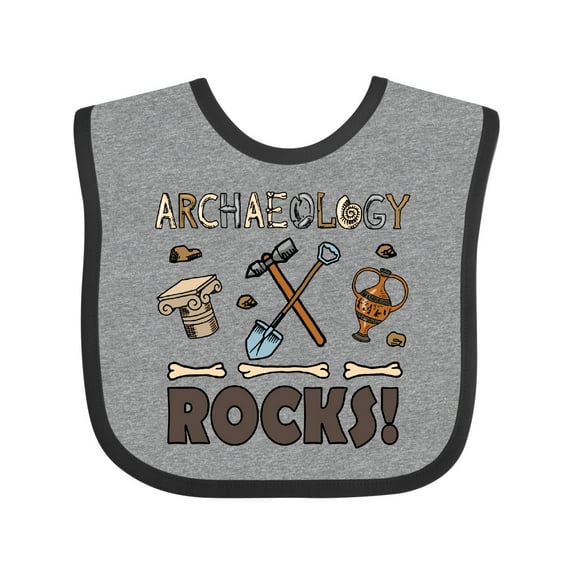 Inktastic Archaeology Rocks Archaeologist Boys or Girls Baby Bib