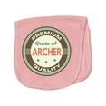 thumbnail image 1 of Inktastic Archer Premium Vintage Baby Burp Cloth, 1 of 3