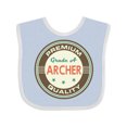 thumbnail image 1 of Inktastic Archer Premium Vintage Boys or Girls Baby Bib, 1 of 4
