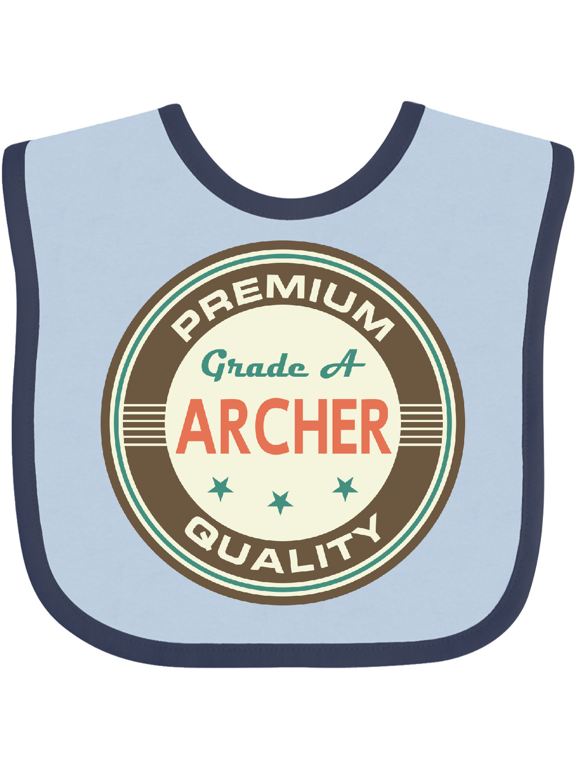 Inktastic Archer Premium Vintage Gift Baby Boy or Baby Girl Bib
