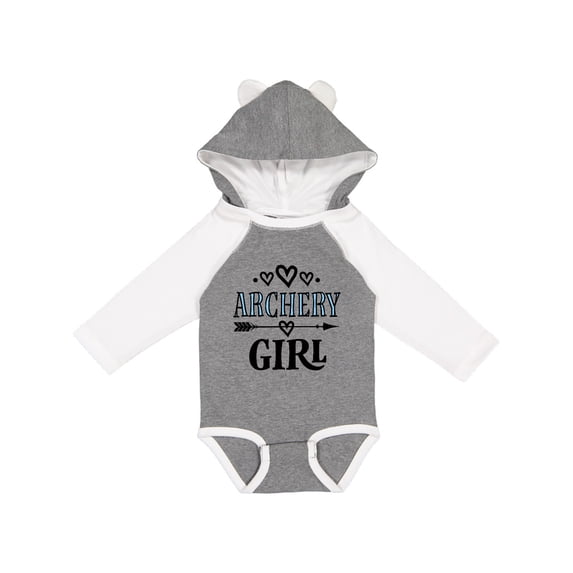 Inktastic Archery Girl Bow Hunting Girls Long Sleeve Baby Bodysuit