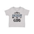 thumbnail image 1 of Inktastic Archery Girl Bow Hunting Girls Toddler T-Shirt, 1 of 5