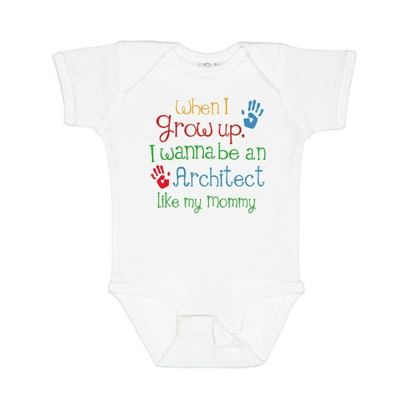 Inktastic Architect Like Mommy Boys or Girls Baby Bodysuit