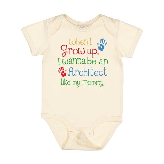 Inktastic Architect Like Mommy Boys or Girls Baby Bodysuit