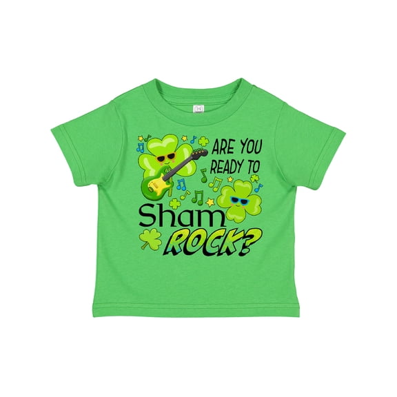 Inktastic Are You Ready to ShamROCK?- Fun St. Patrick's Day Boys or Girls Toddler T-Shirt