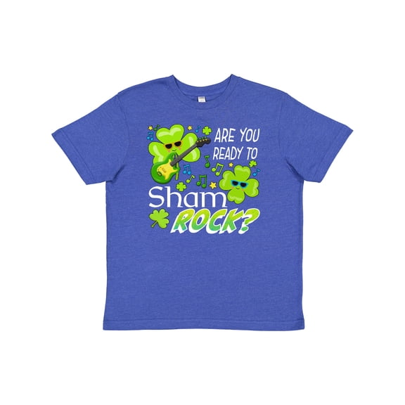 Inktastic Are You Ready to ShamROCK?- Fun St. Patrick's Day Youth T-Shirt