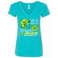 thumbnail image 1 of Inktastic Are You Ready to Shamrock? Fun St. Patrick's Day Women's V-Neck T-Shirt, 1 of 5