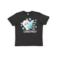 thumbnail image 1 of Inktastic Are You Yeti for Christmas with Yeti Holding Christmas Tree Youth T-Shirt, 1 of 5