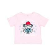 Inktastic Are you Yeti For Christmas with Yeti and Snowflakes Adult Boys or Girls Toddler T-Shirt