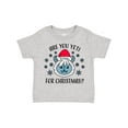 thumbnail image 1 of Inktastic Are you Yeti For Christmas with Yeti and Snowflakes Adult Boys or Girls Toddler T-Shirt, 1 of 5