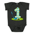 thumbnail image 1 of Inktastic Argyle Golf 1st Birthday Boys Baby Bodysuit, 1 of 5